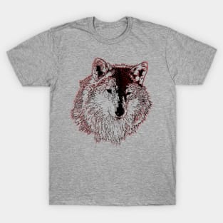 Wild Head Wolf T-Shirt